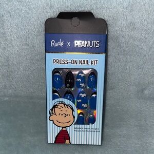 Rude x Peanuts Blue Press-On Nail Kit